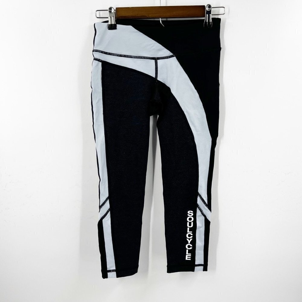✅ SOULCYCLE LEGGINGS‎ SMALL GREY/LIGHT BLUE